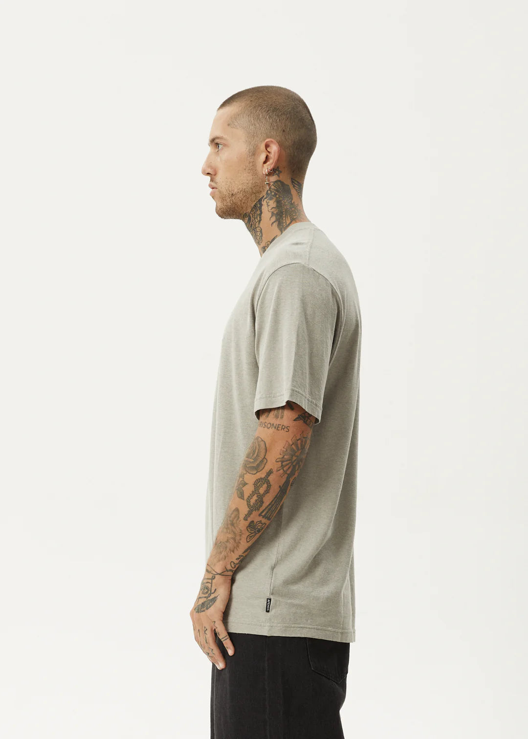 Afends Fruiting Hemp Retro Fit Tee - Olive