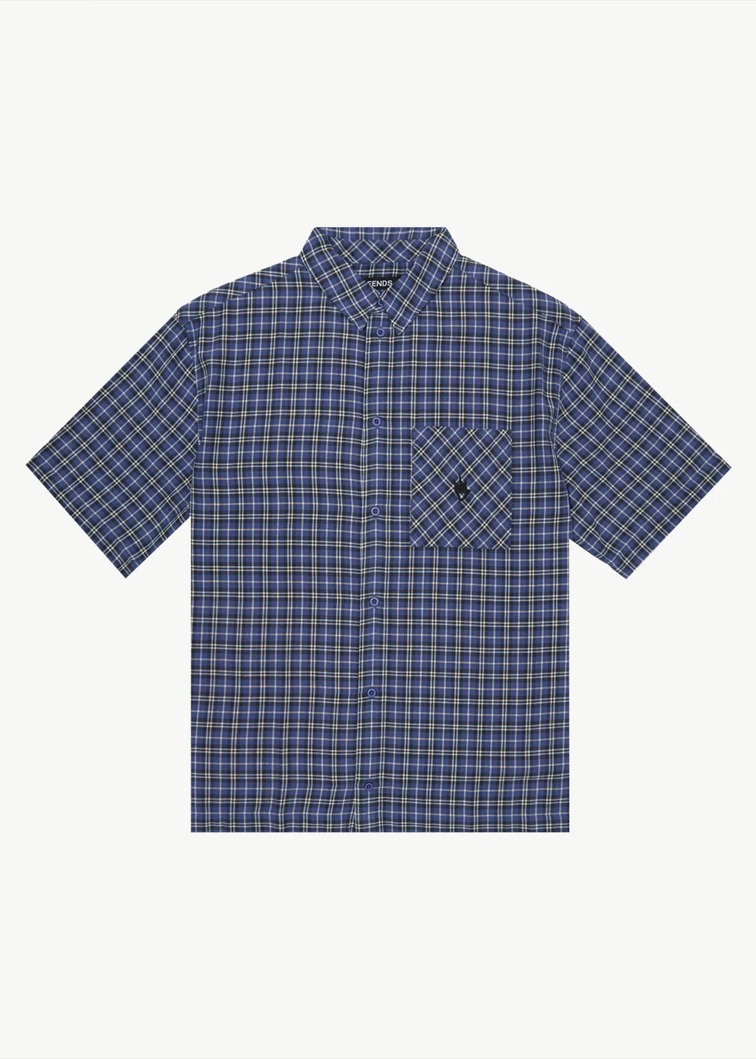 Afends Shipwreck Recycled Short Sleeve Shirt - Marlin