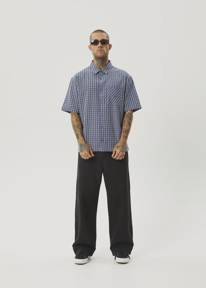 Afends Shipwreck Recycled Short Sleeve Shirt - Marlin
