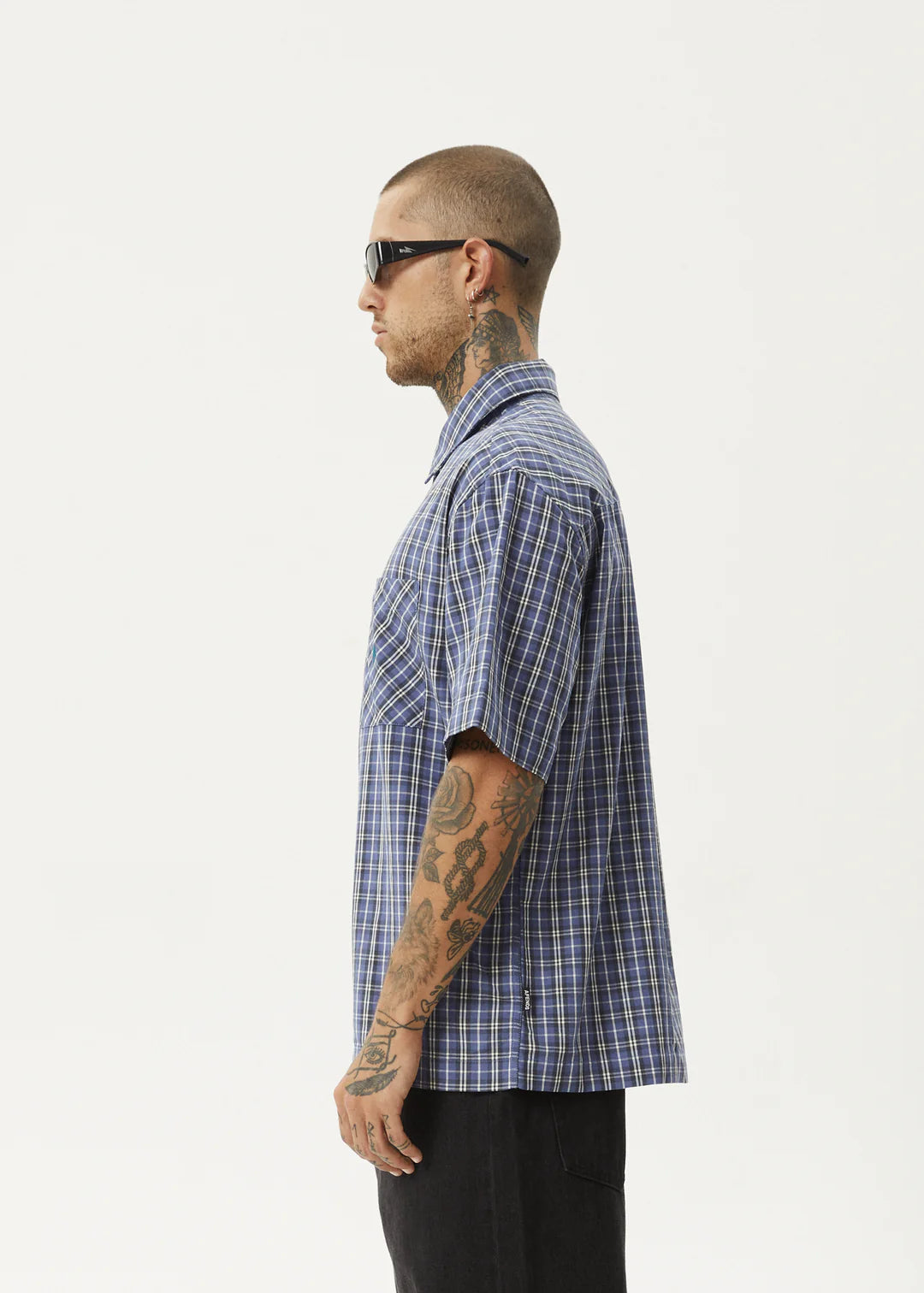 Afends Shipwreck Recycled Short Sleeve Shirt - Marlin