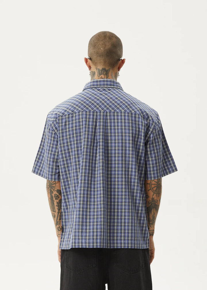 Afends Shipwreck Recycled Short Sleeve Shirt - Marlin