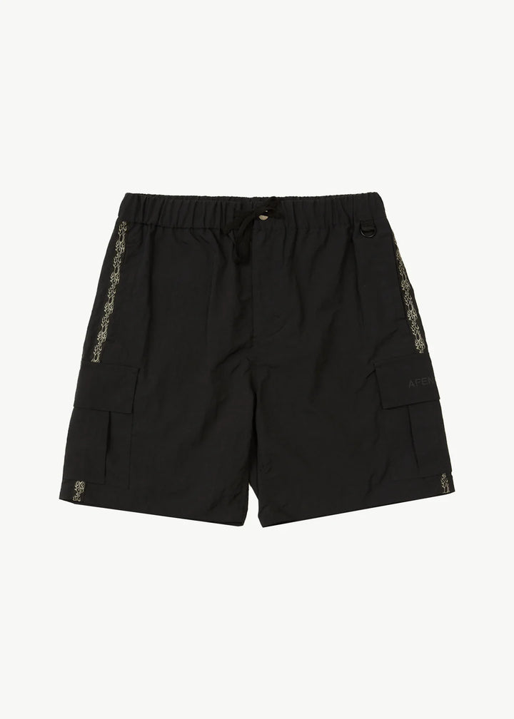 Afends Bound Recycled Cargo Short 19" Inch - Black