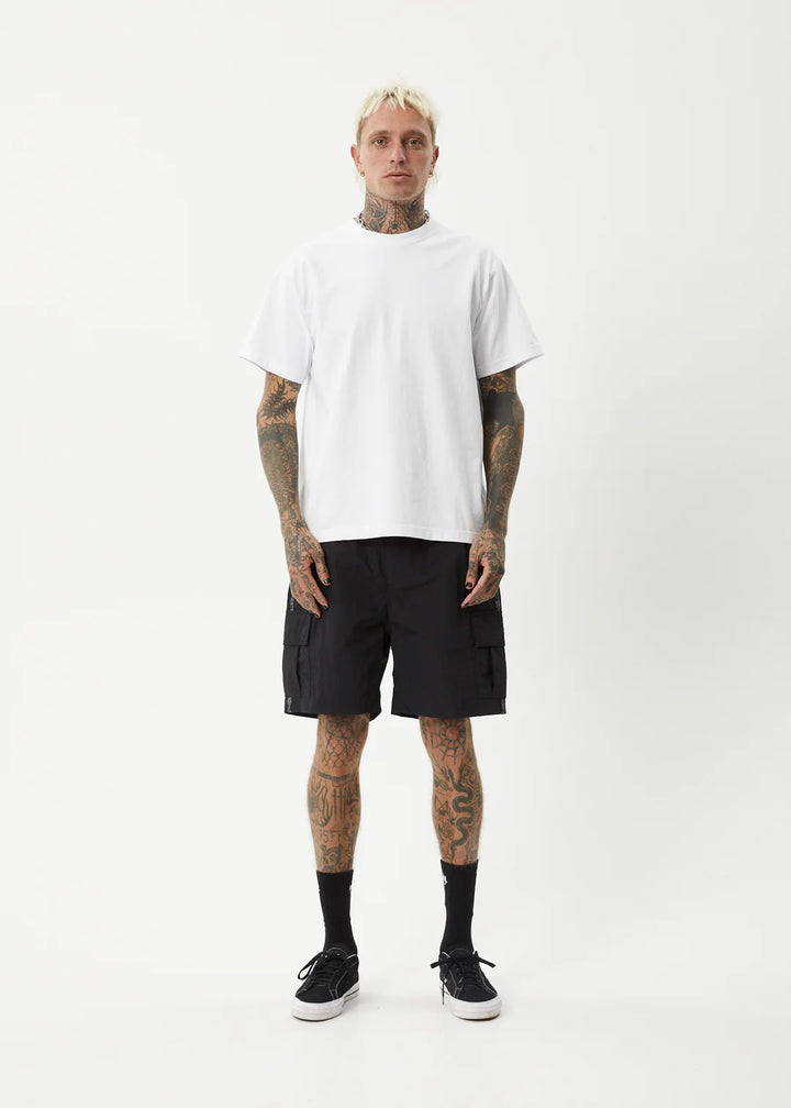 Afends Bound Recycled Cargo Short 20" Inch - Black