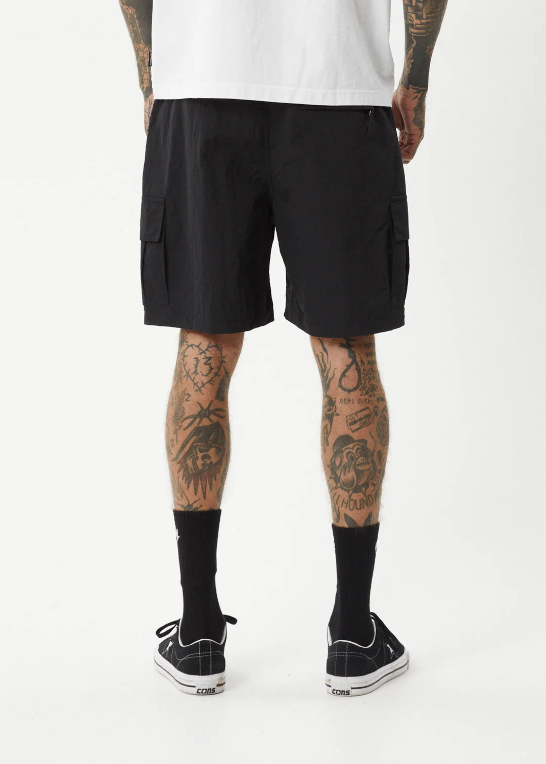 Afends Bound Recycled Cargo Short 19" Inch - Black