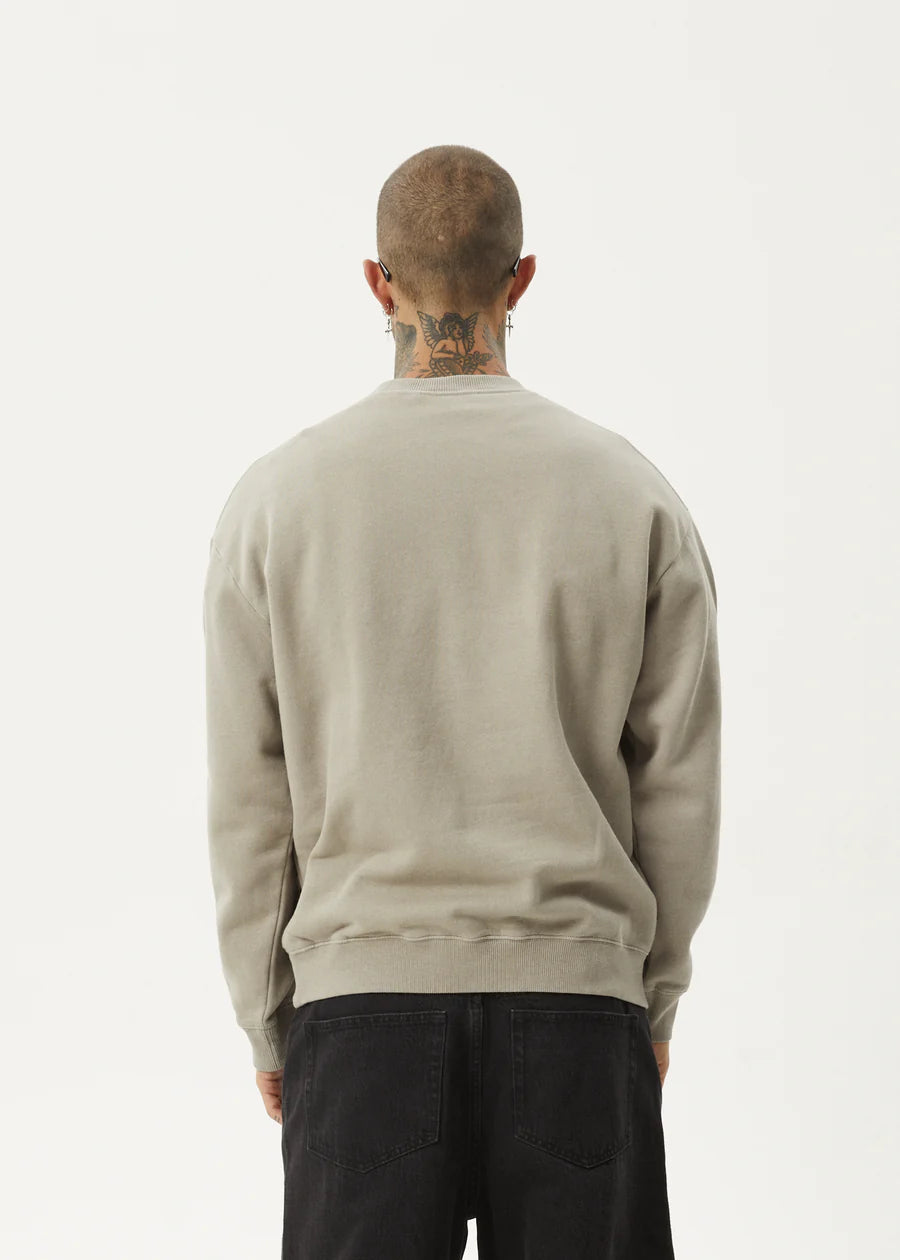 Afends Repeat Recycled Crew Neck - Olive