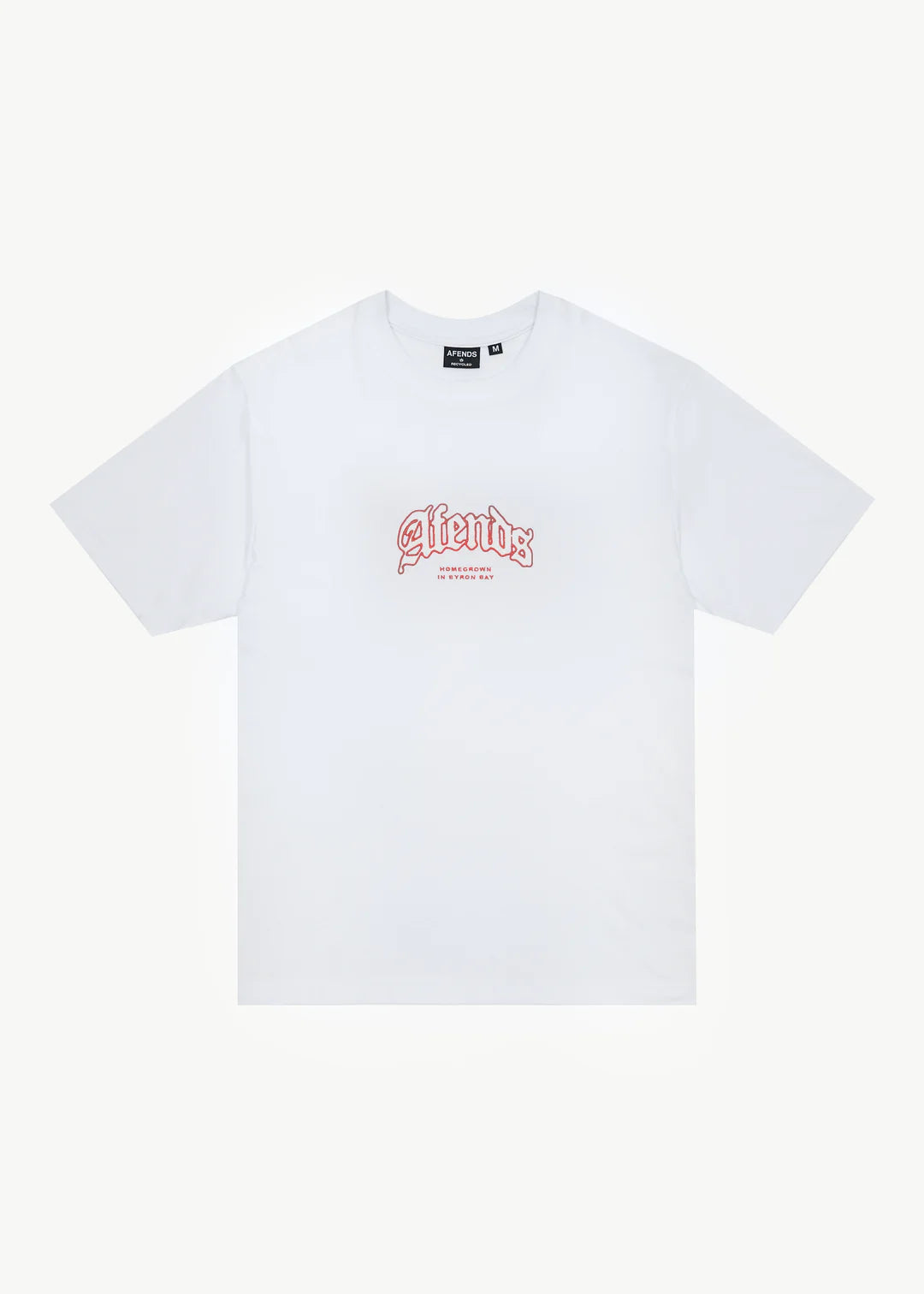 Afends Home Recycled Retro Fit Tee - White