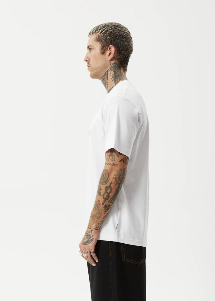 Afends Home Recycled Retro Fit Tee - White