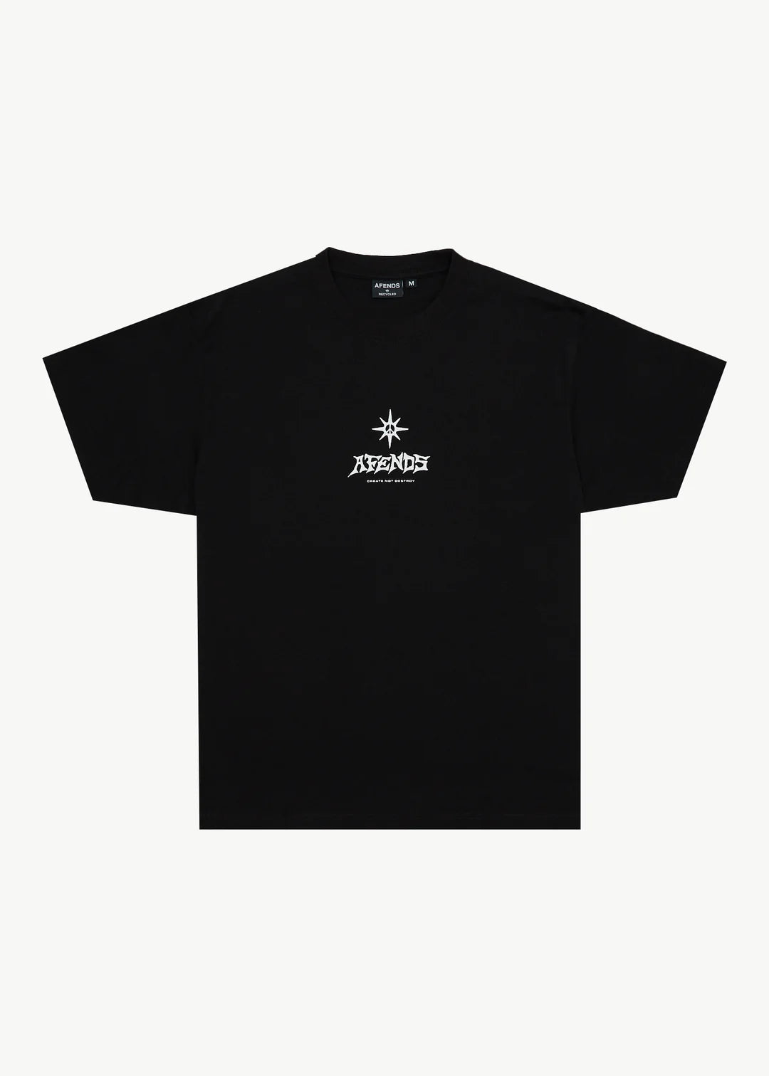 Afends Peace Out Recycled Boxy Fit Tee - Black