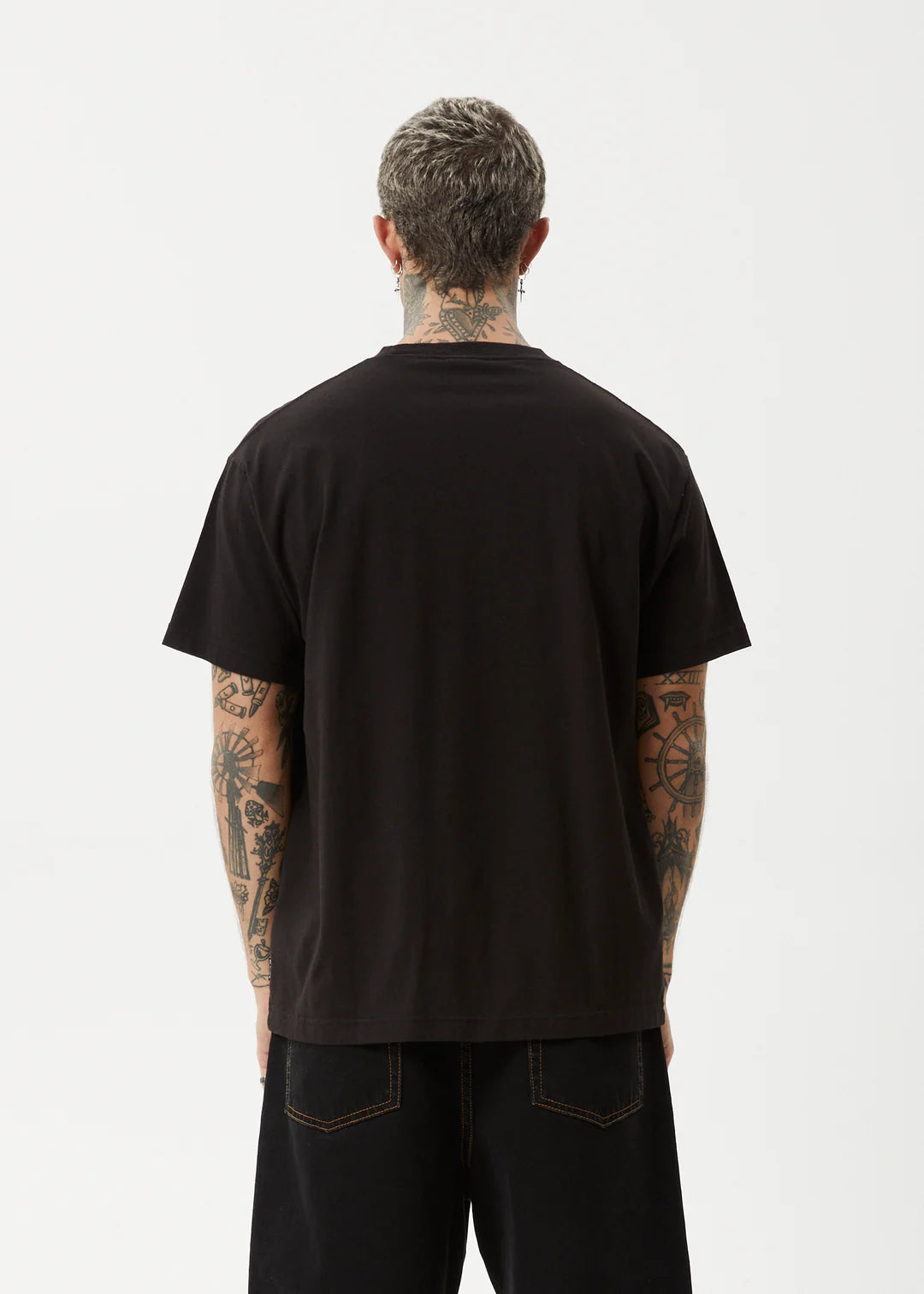 Afends Peace Out Recycled Boxy Fit Tee - Black