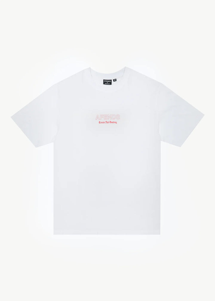 Afends Creator Retro Fit Tee - White