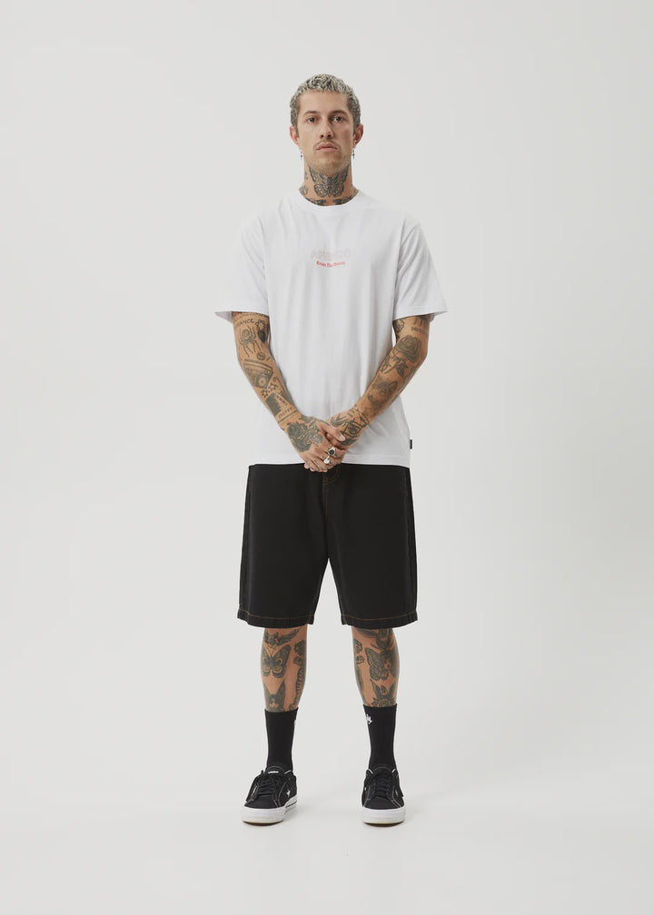 Afends Creator Retro Fit Tee - White