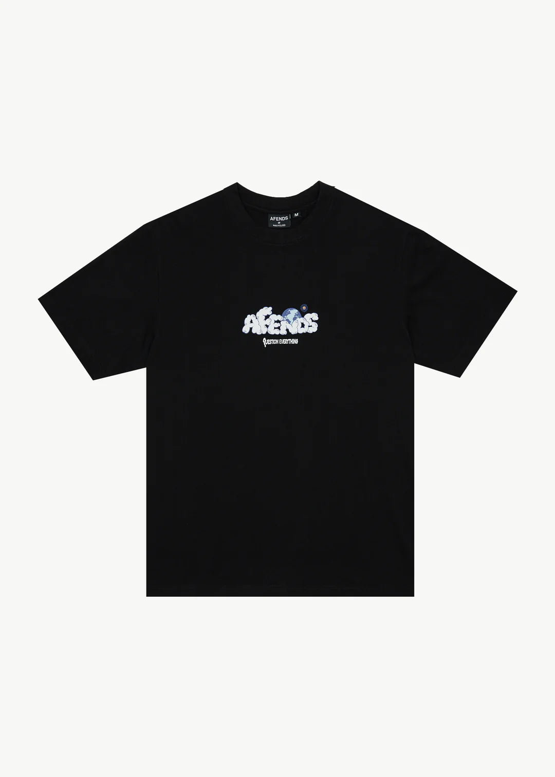 Afends Chem Trails Retro Fit Tee - Black