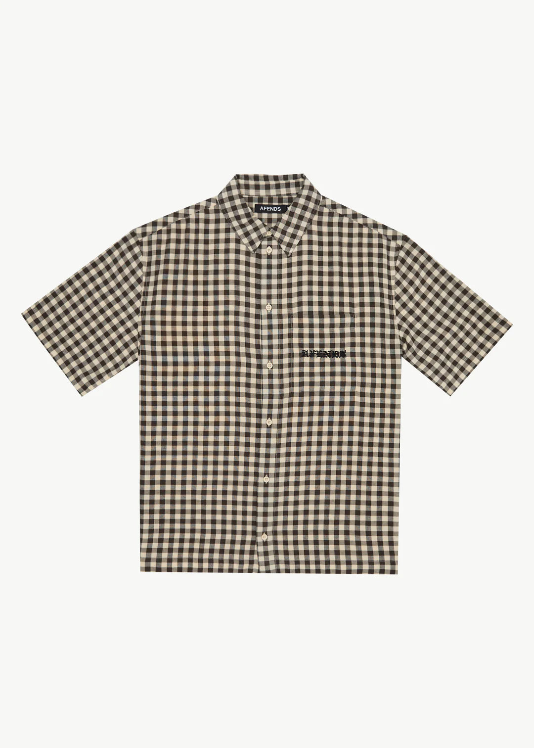 Afends Gambet Recycled Short Sleeve Shirt - Sand