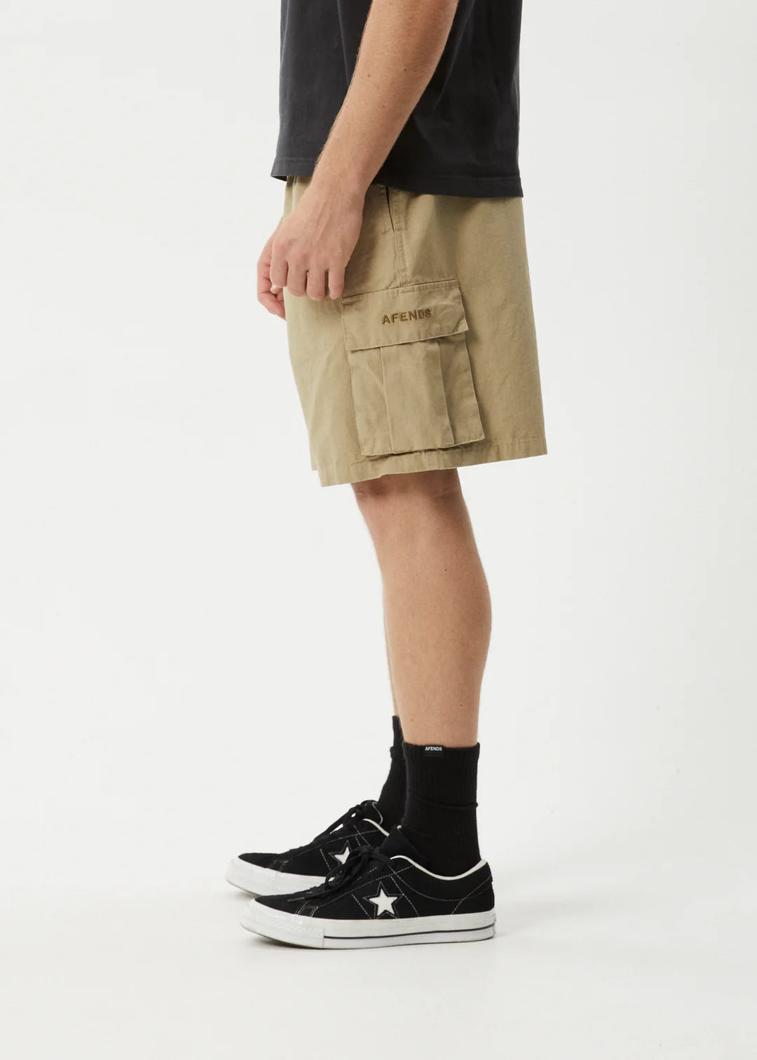 Afends Ripped Out 98 Oversized Cargo Short 20" - Boa