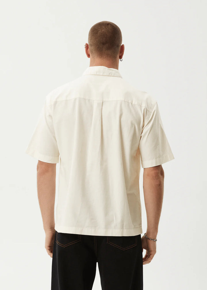 Afends Everyday Short Sleeve Shirt - Off White