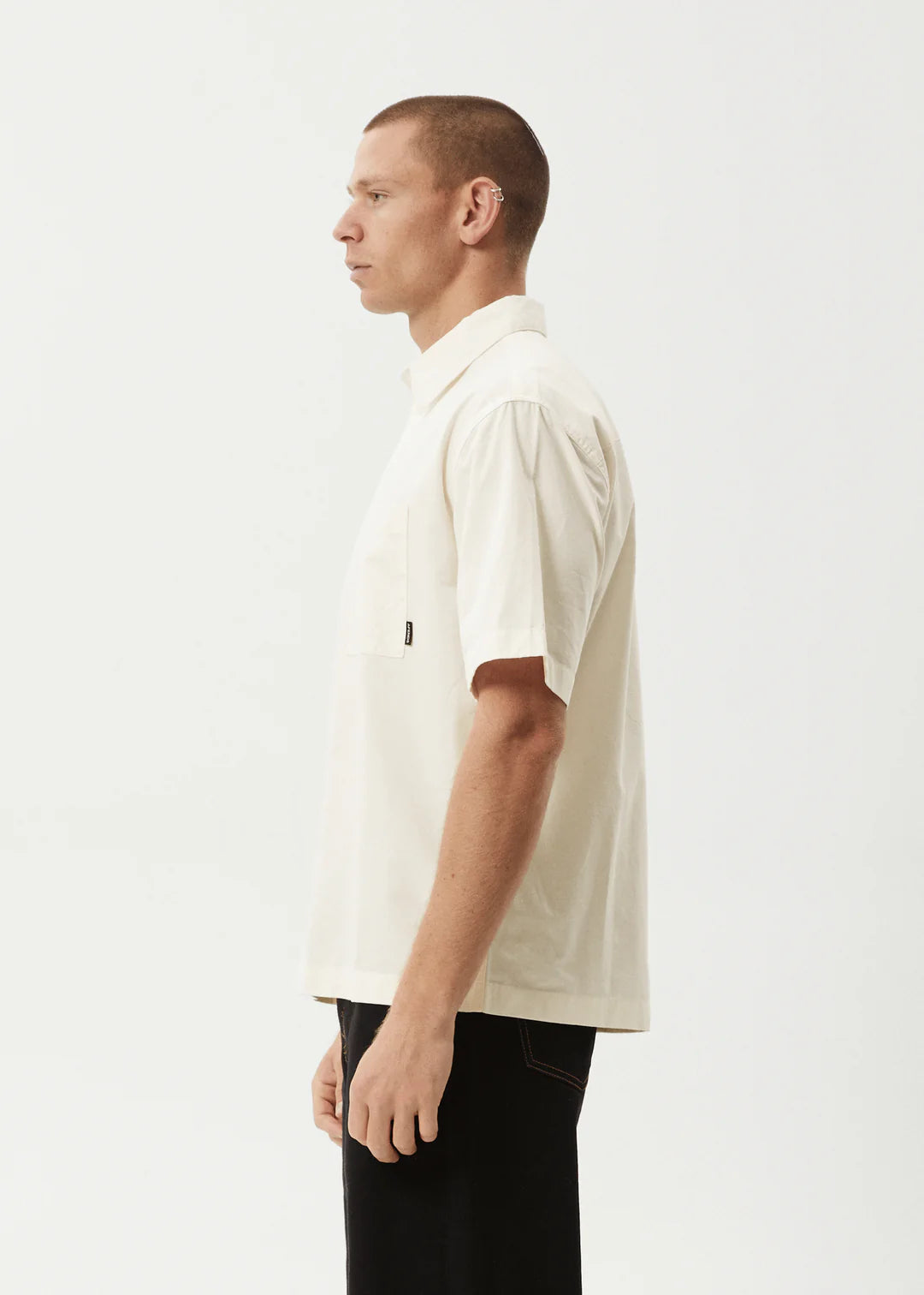 Afends Everyday Short Sleeve Shirt - Off White