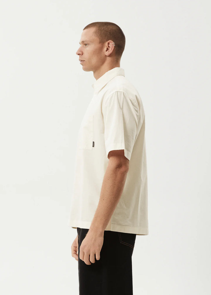 Afends Everyday Short Sleeve Shirt - Off White