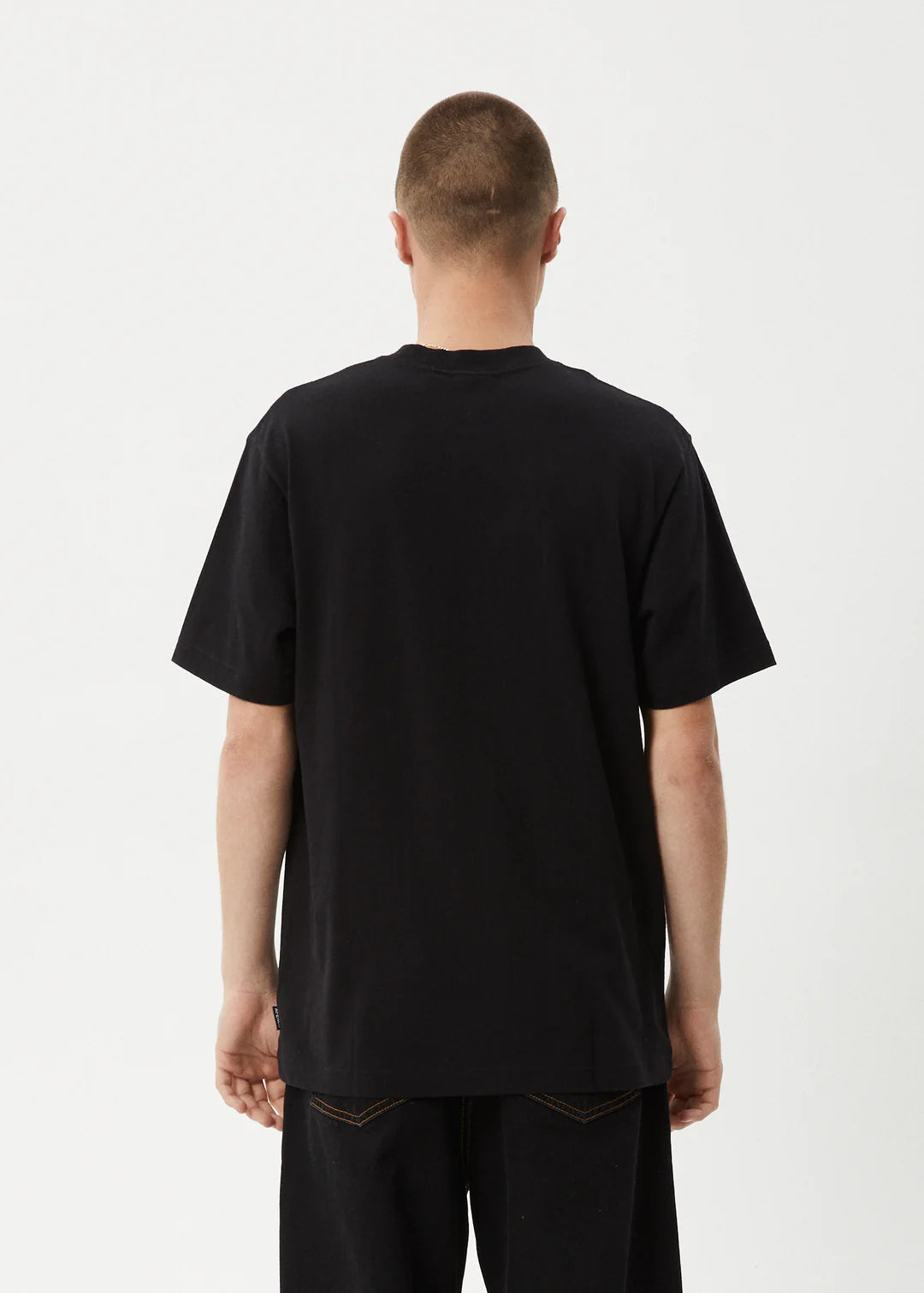 Afends Tread Retro Fit Tee - Black