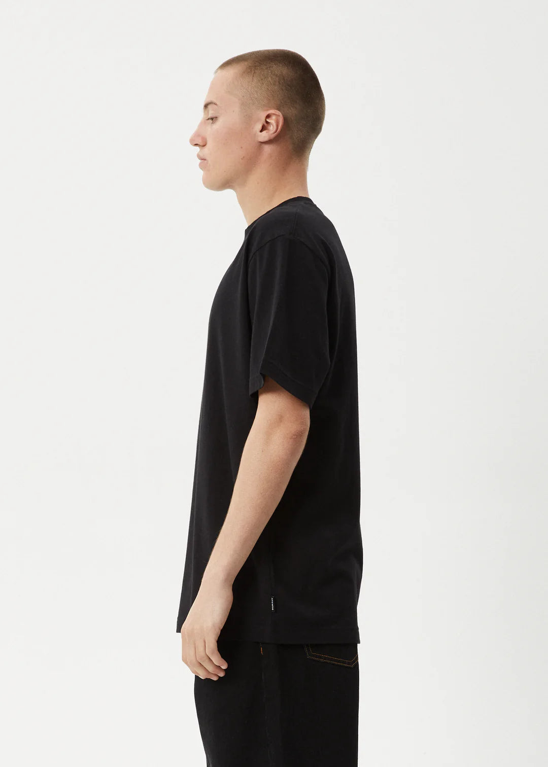 Afends Tread Retro Fit Tee - Black