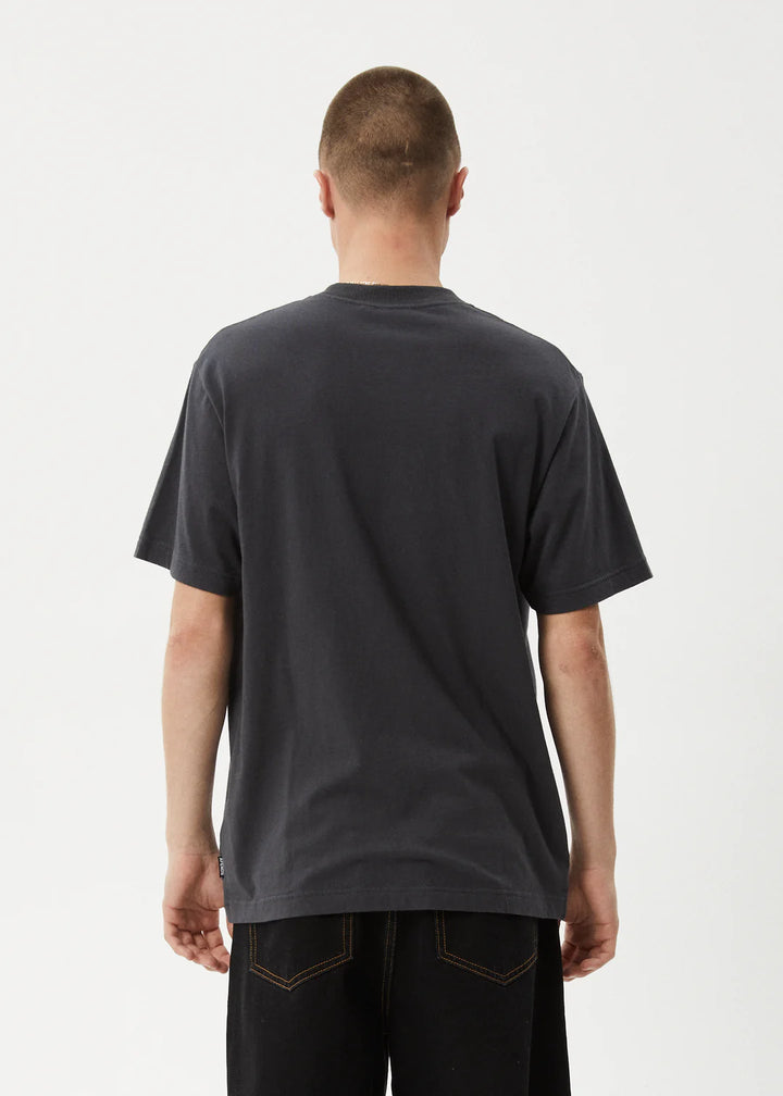 Afends Ember Retro Fit Tee - Charcoal