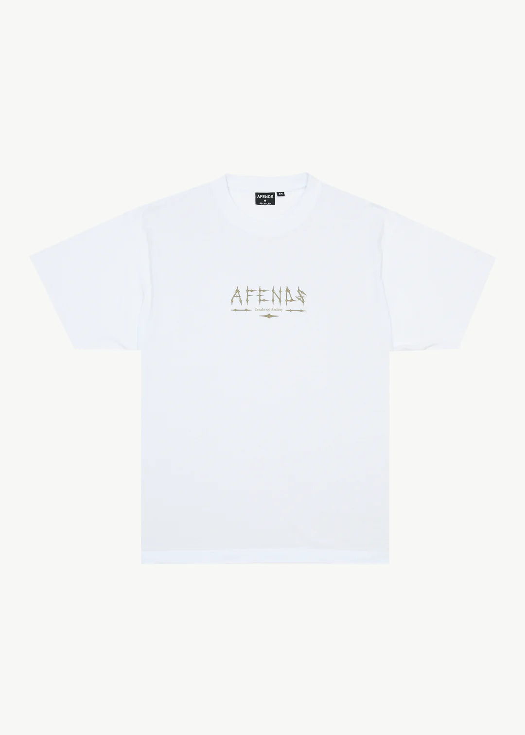 Afends Spinal Recycled Boxy Fit Tee - White