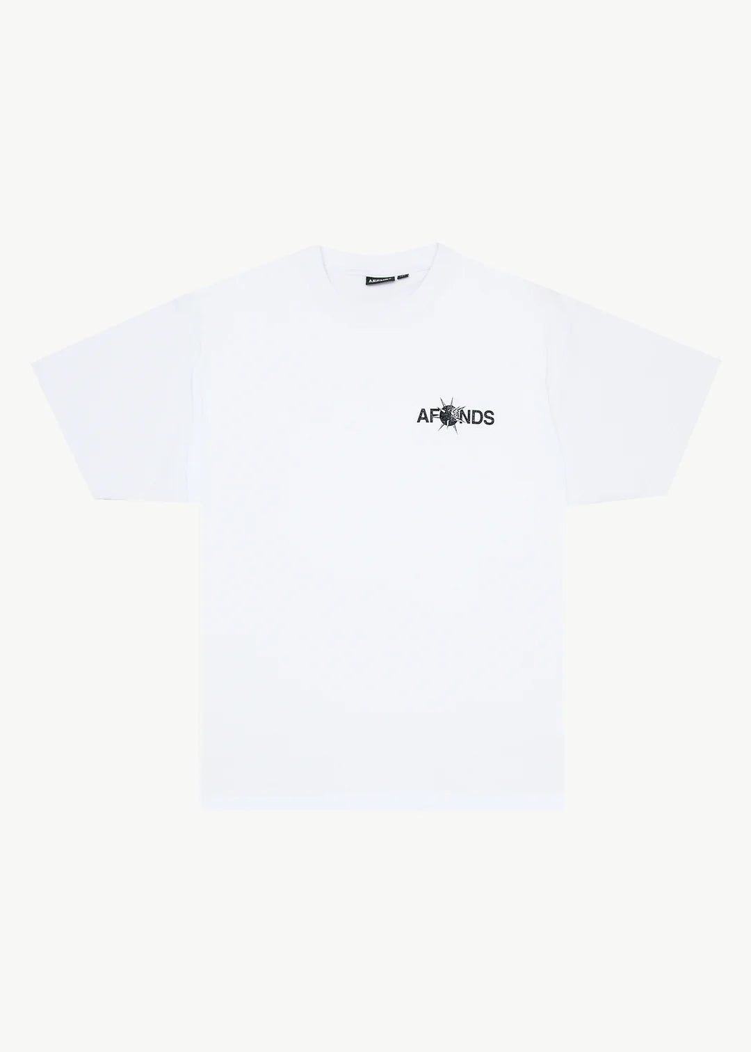 Afends Spiked Recycled Heavyweight Boxy Fit Tee - White