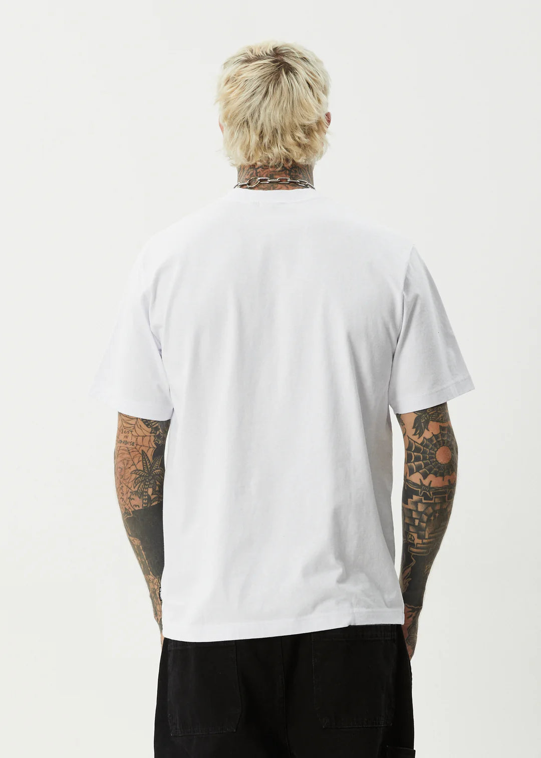 Afends My Tribe Recycled Heavyweight Retro Fit Tee - White