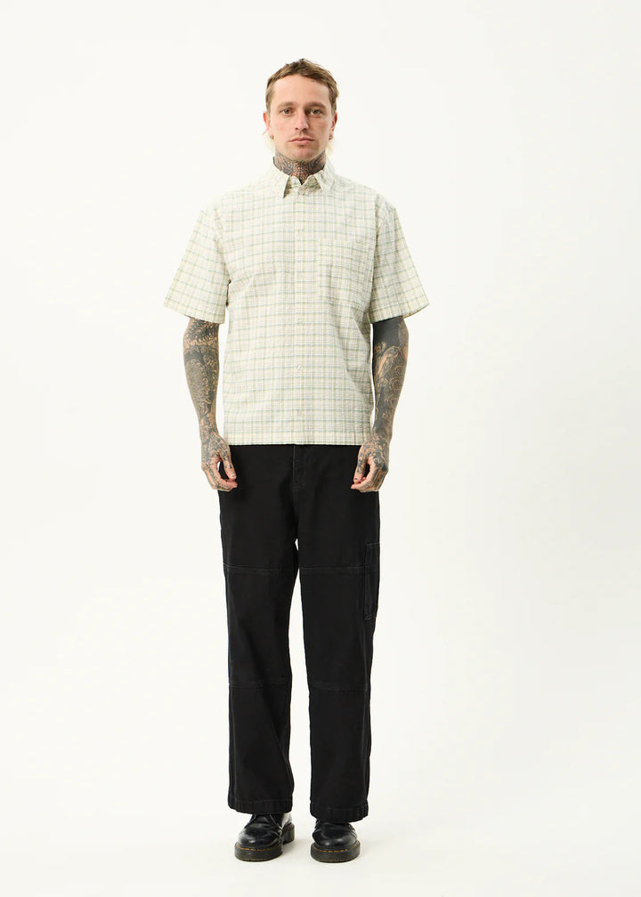 Afends Legacy Organic Short Sleeve Shirt - Boa Check