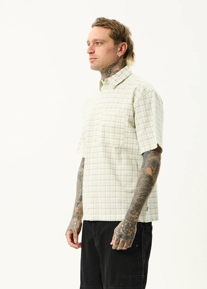 Afends Legacy Organic Short Sleeve Shirt - Boa Check