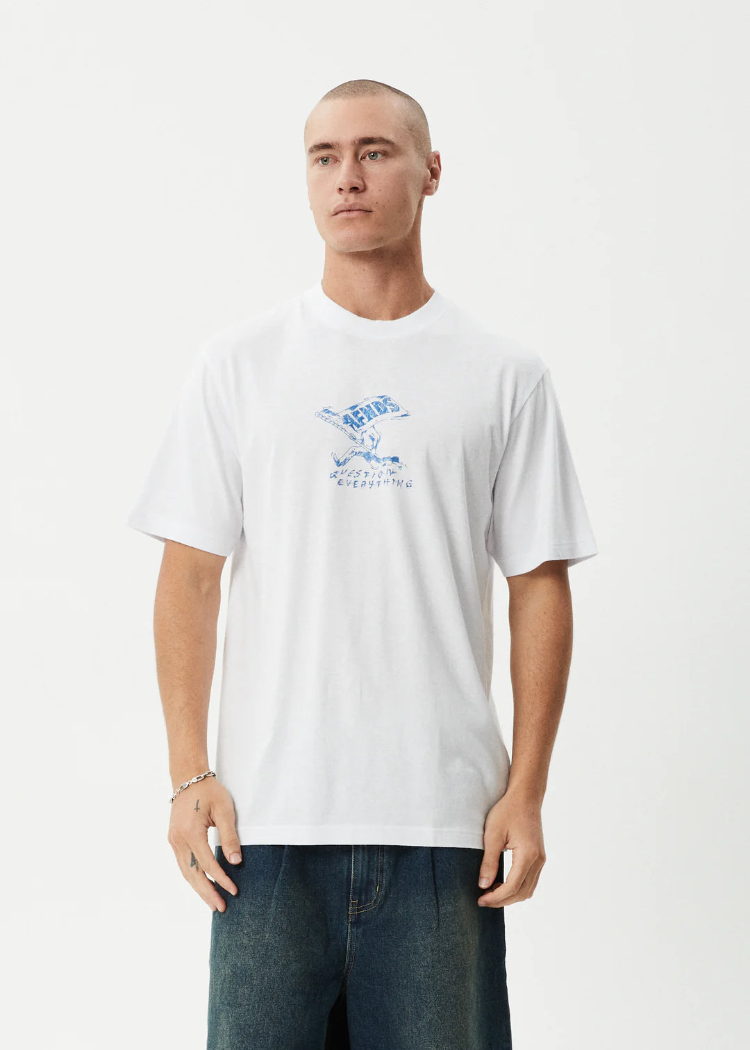 Afends Flyn Retro Tee-White