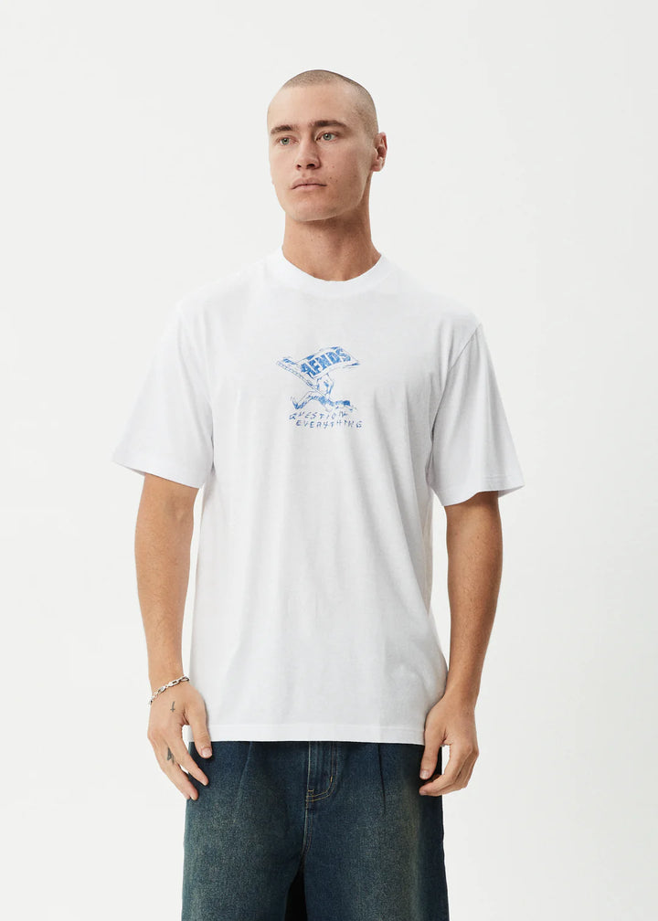 Afends Flyn Retro Tee-White
