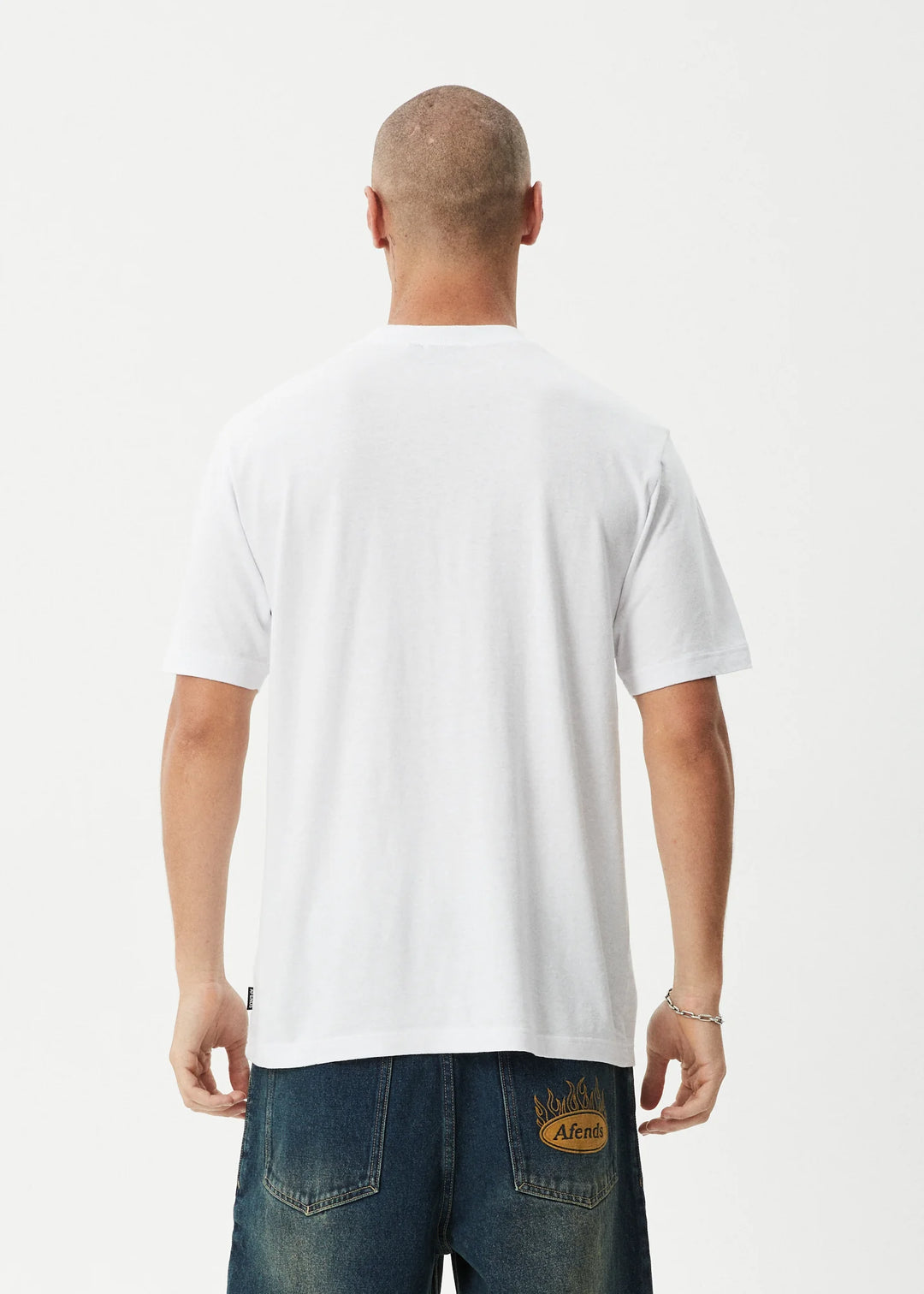 Afends Flyn Retro Tee-White