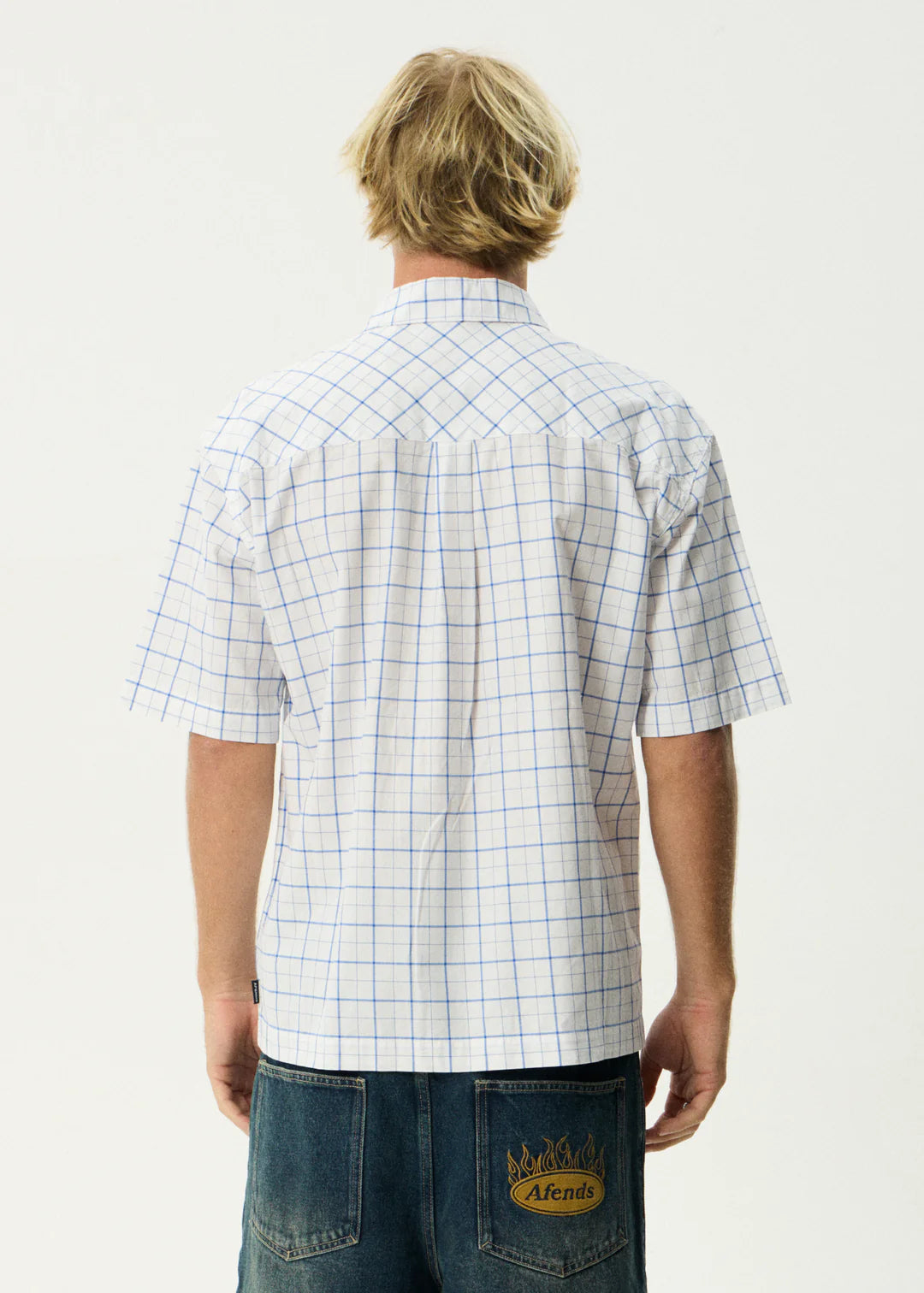 Afends In hale Short Sleeve Shirt-White