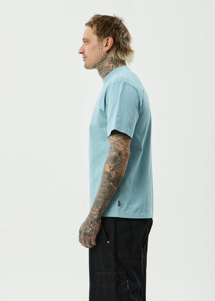 Afends Angel Boy Retro Tee - Washed Overcast