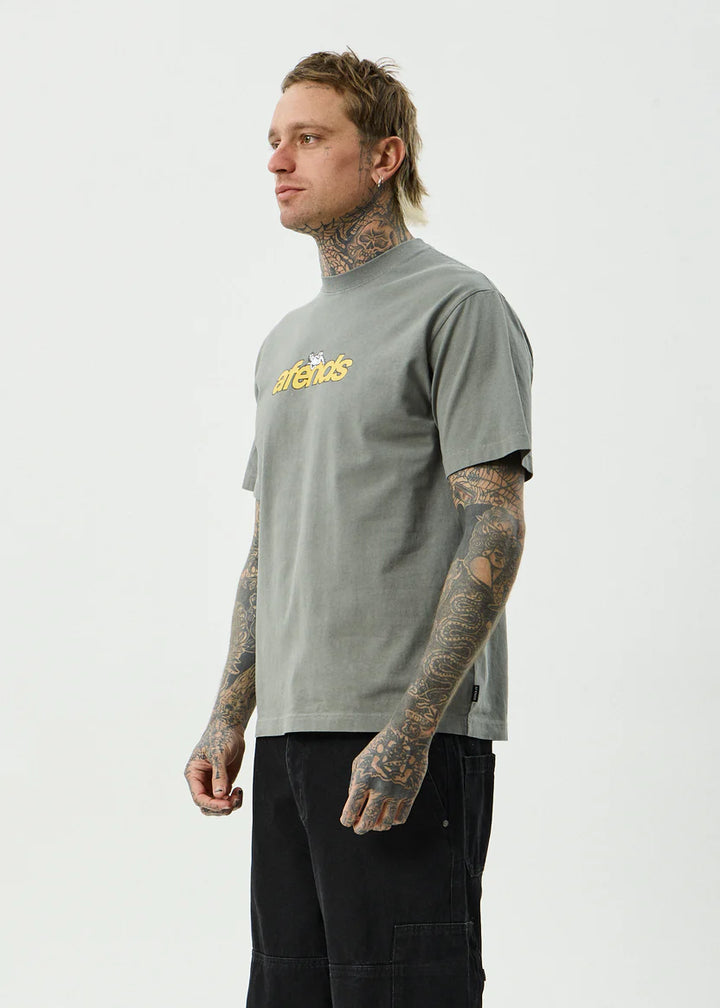 Afends Angel Boy Retro Tee - Washed Sycamore