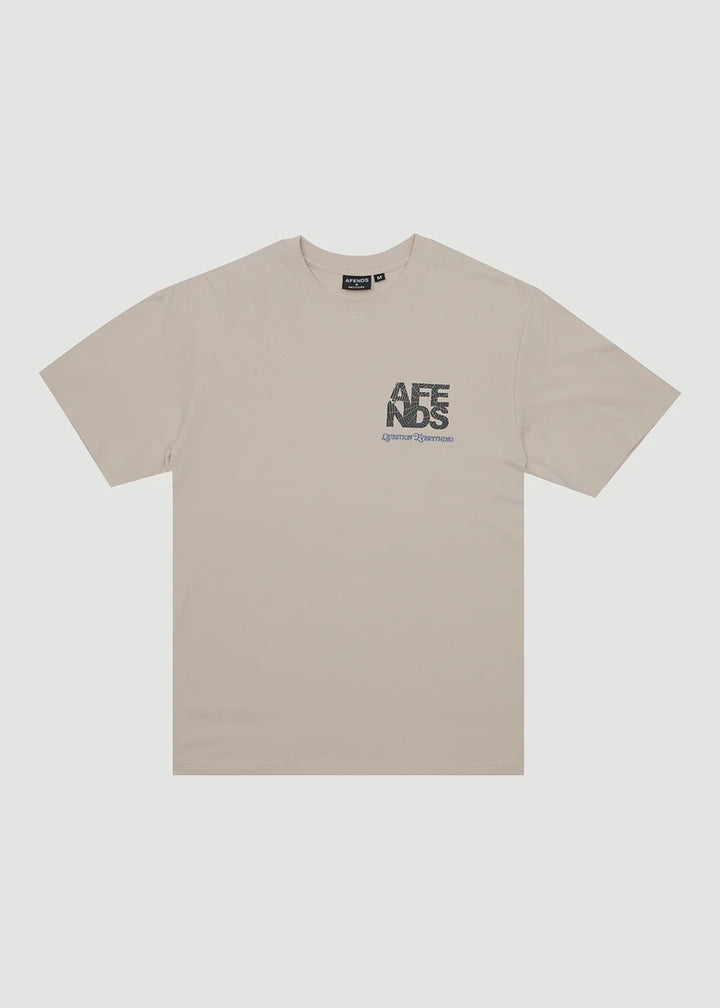 Afends Funnel Retro Tee - Moonbeam