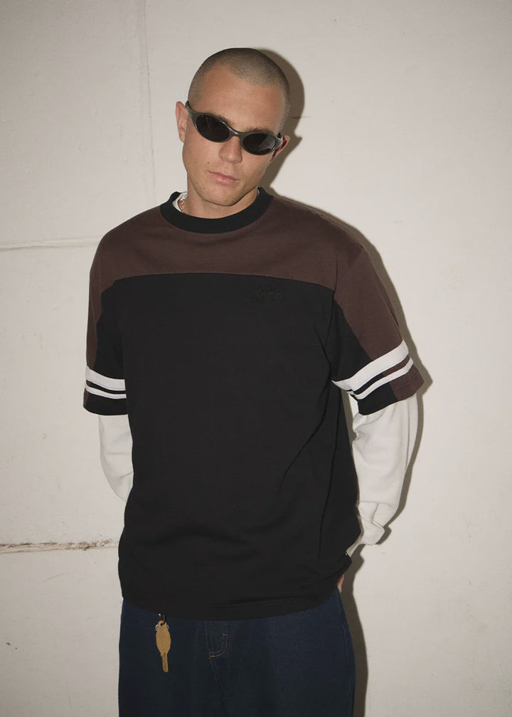 Afends Origin Boxy Vintage Tee - Black