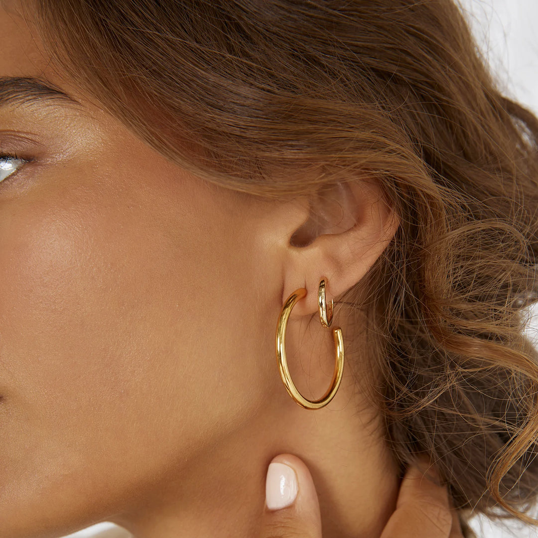 Arms Of Eve Harper Hoop Earrings - Gold