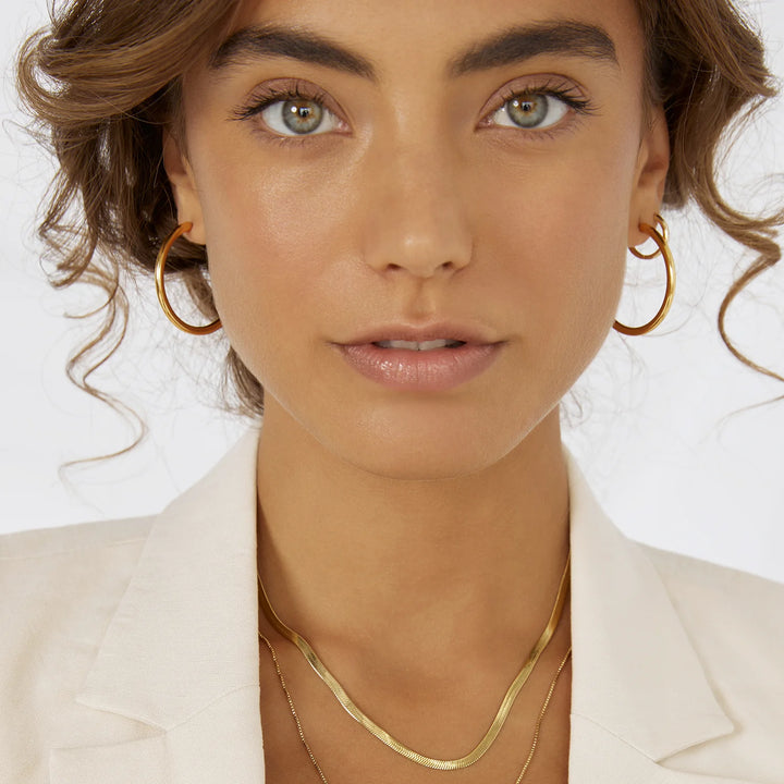 Arms Of Eve Harper Hoop Earrings - Gold