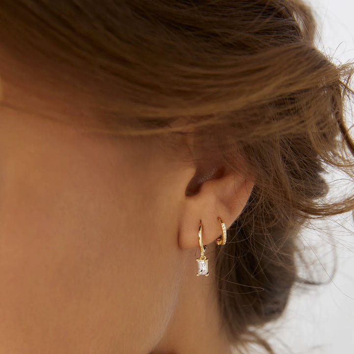 Arms Of Eve Pip Gold Charm Earrings
