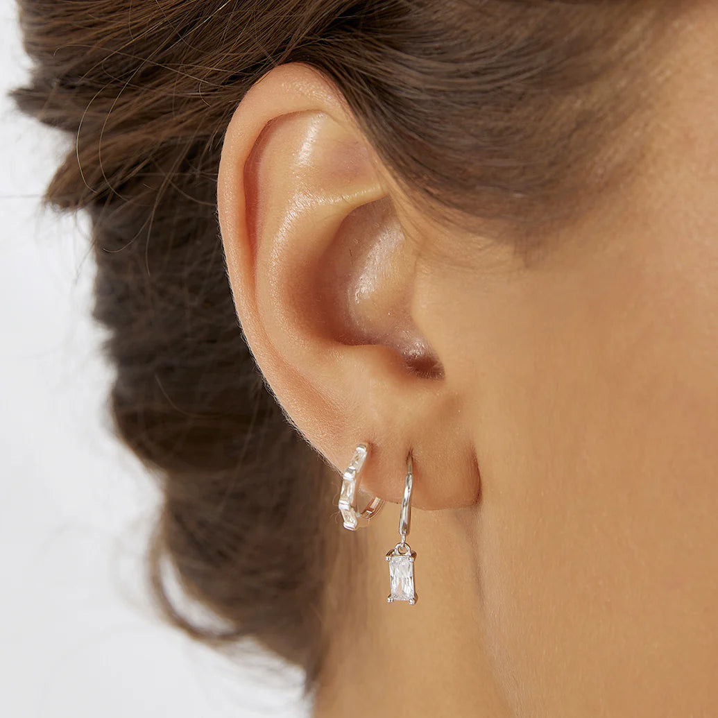 Arms Of Eve Pip Silver Charm Earrings