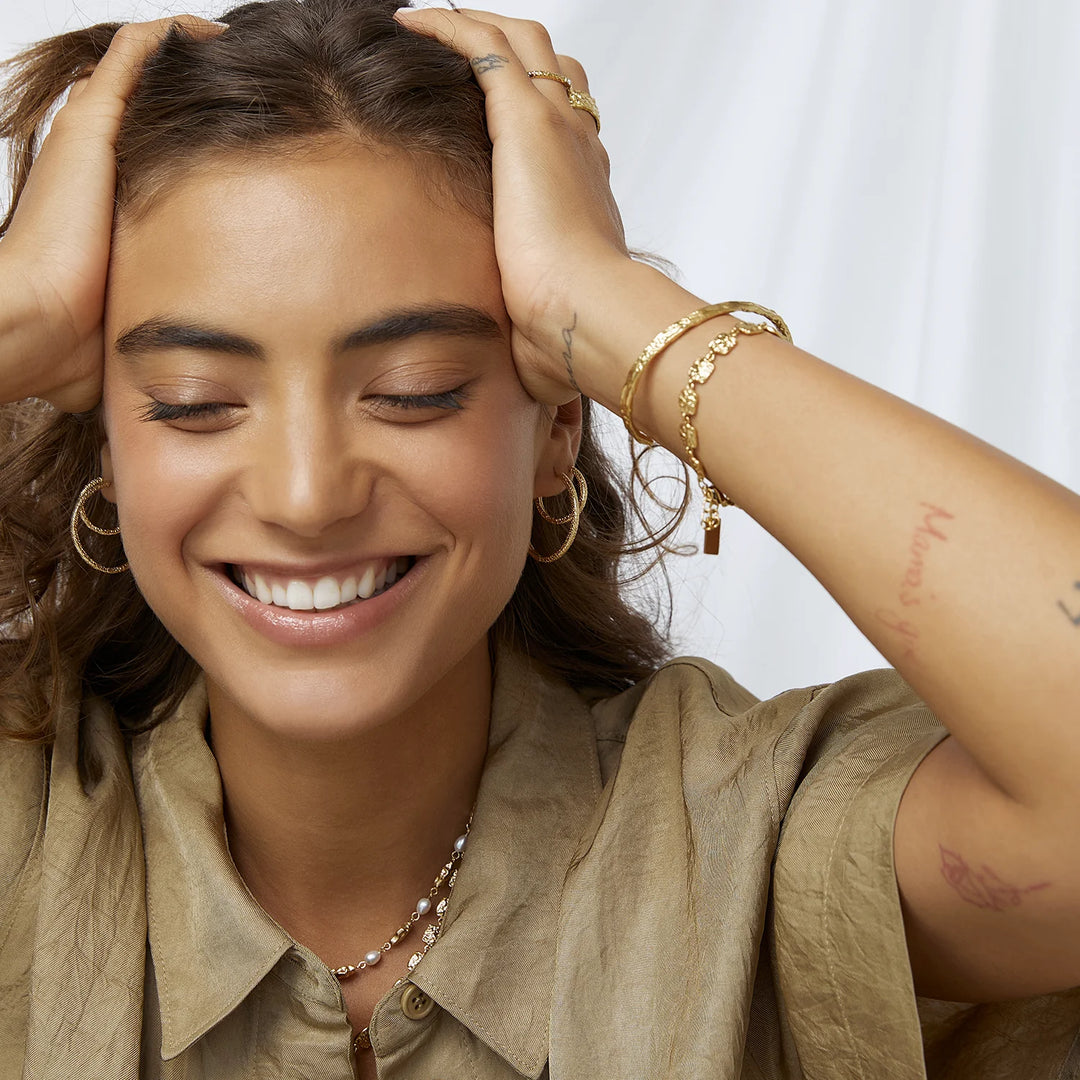 Arms Of Eve Helios Gold Cuff Bracelet