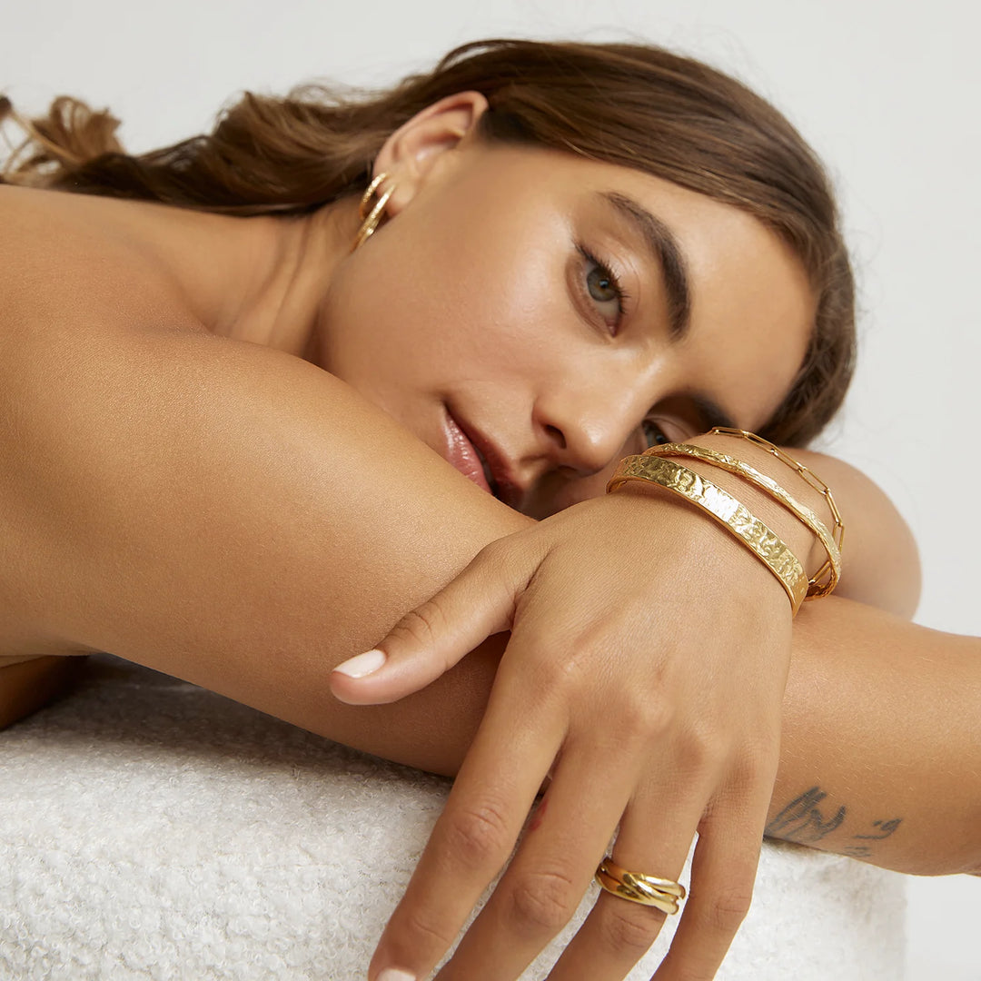 Arms Of Eve Helios Gold Cuff Bracelet