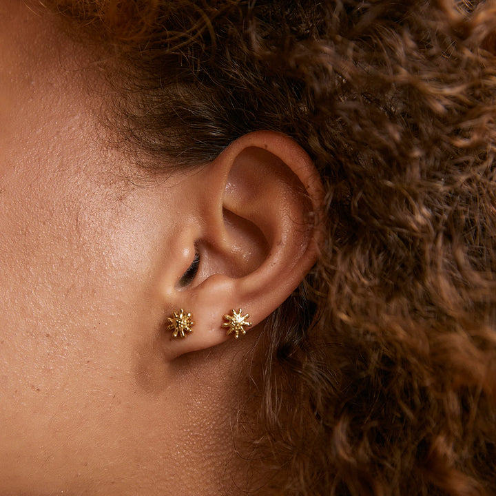 Arms Of Eve Magnolia Gold Studs