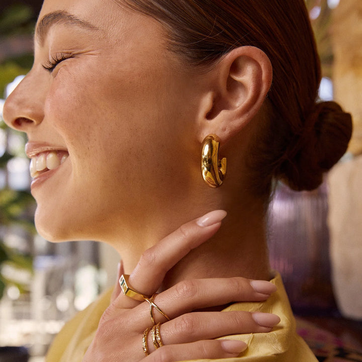 Arms Of Eve Bella Gold Earrings