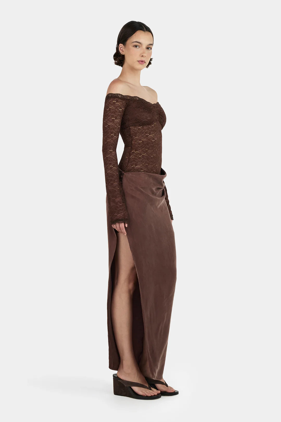 Ownley Margarita Dress - Chocolate