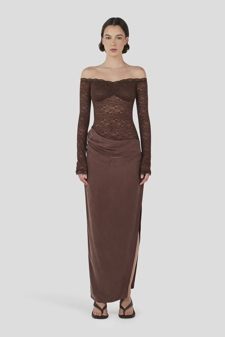 Ownley Margarita Dress - Chocolate