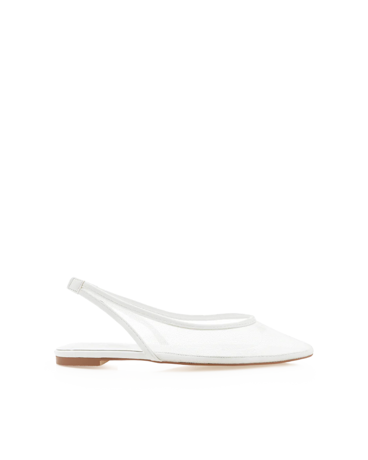 Billini Margot Flat - White Mesh