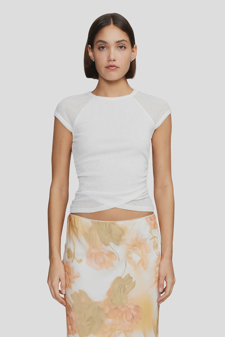 Ownley Martha Baby Tee - White