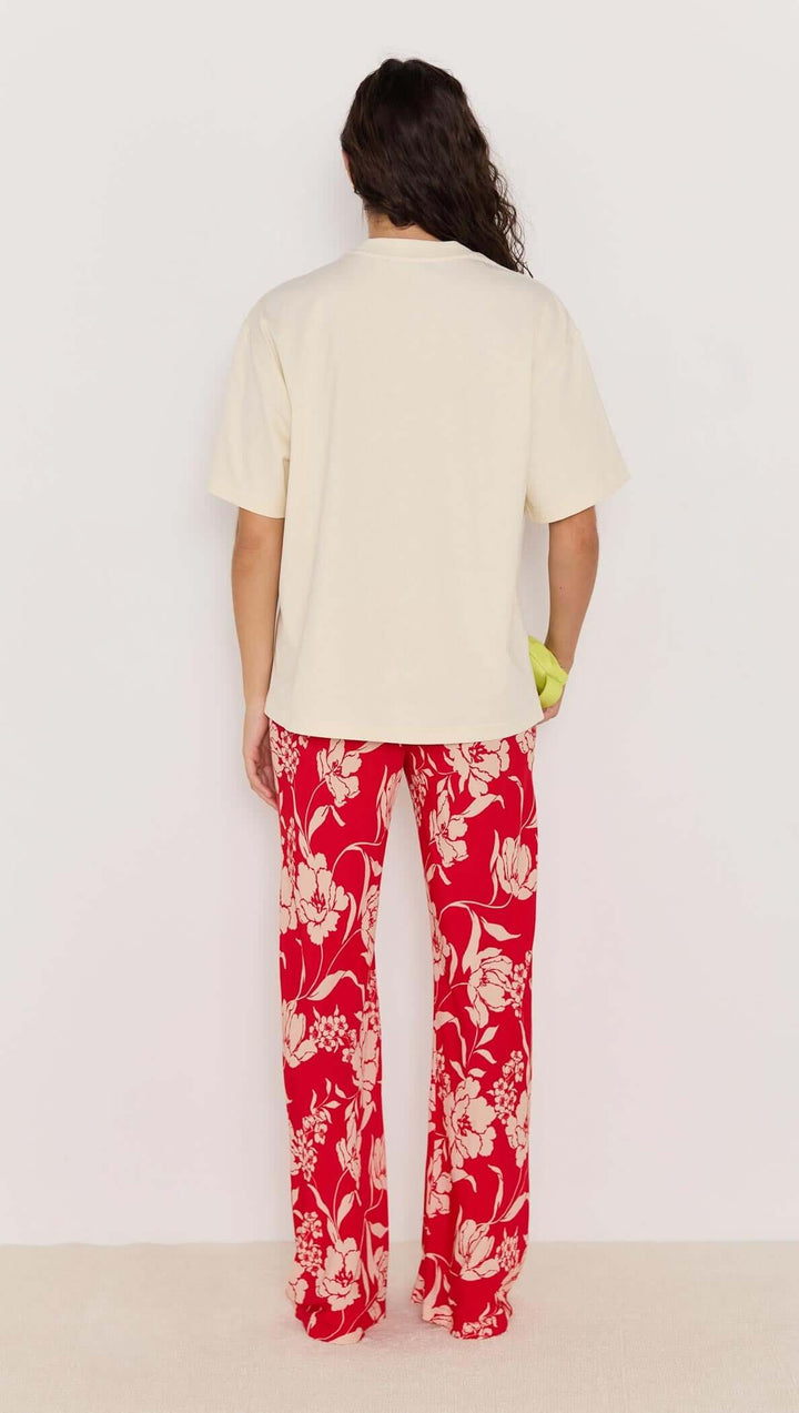 MinkPink Paradiso Oversize Tee - Cream